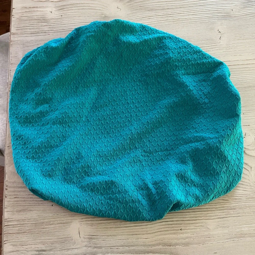 1 PC peacock blue chair cover